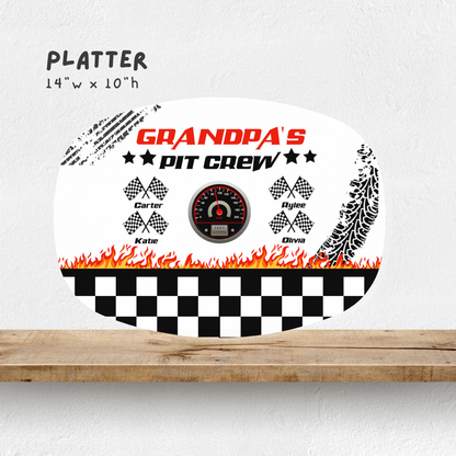 Pit Crew Racing Platter