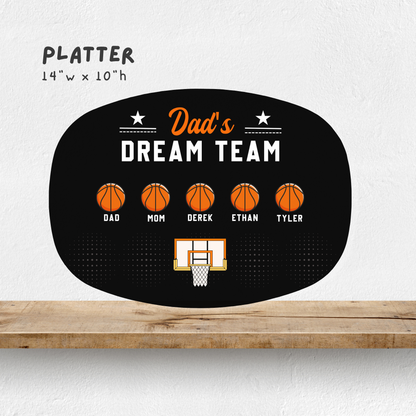Basketball Dream Team Platter