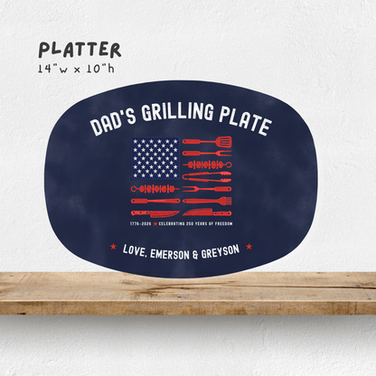 America 250 Edition Dad’s Grilling Plate