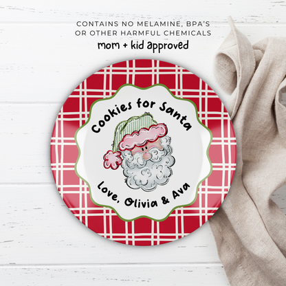 Cookies for Santa Plate