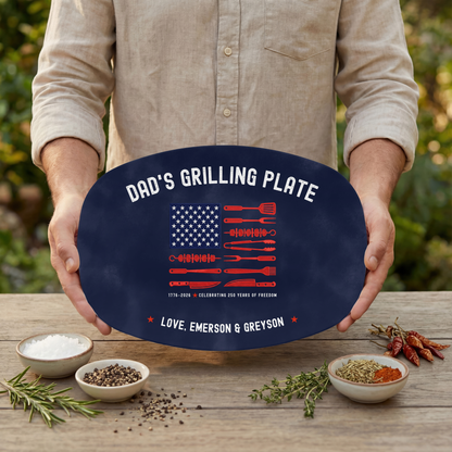 America 250 Edition Dad’s Grilling Plate