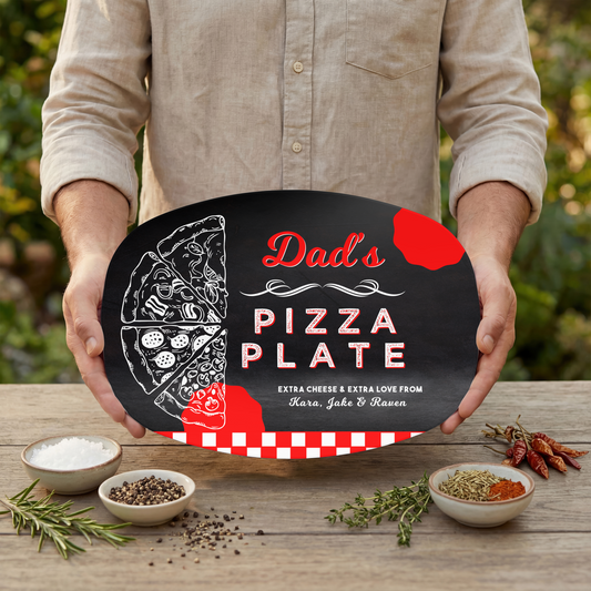 Pizza Personalized Plate