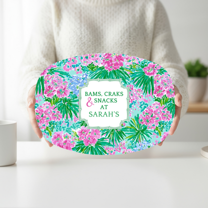 Tropical Mahjong Platter