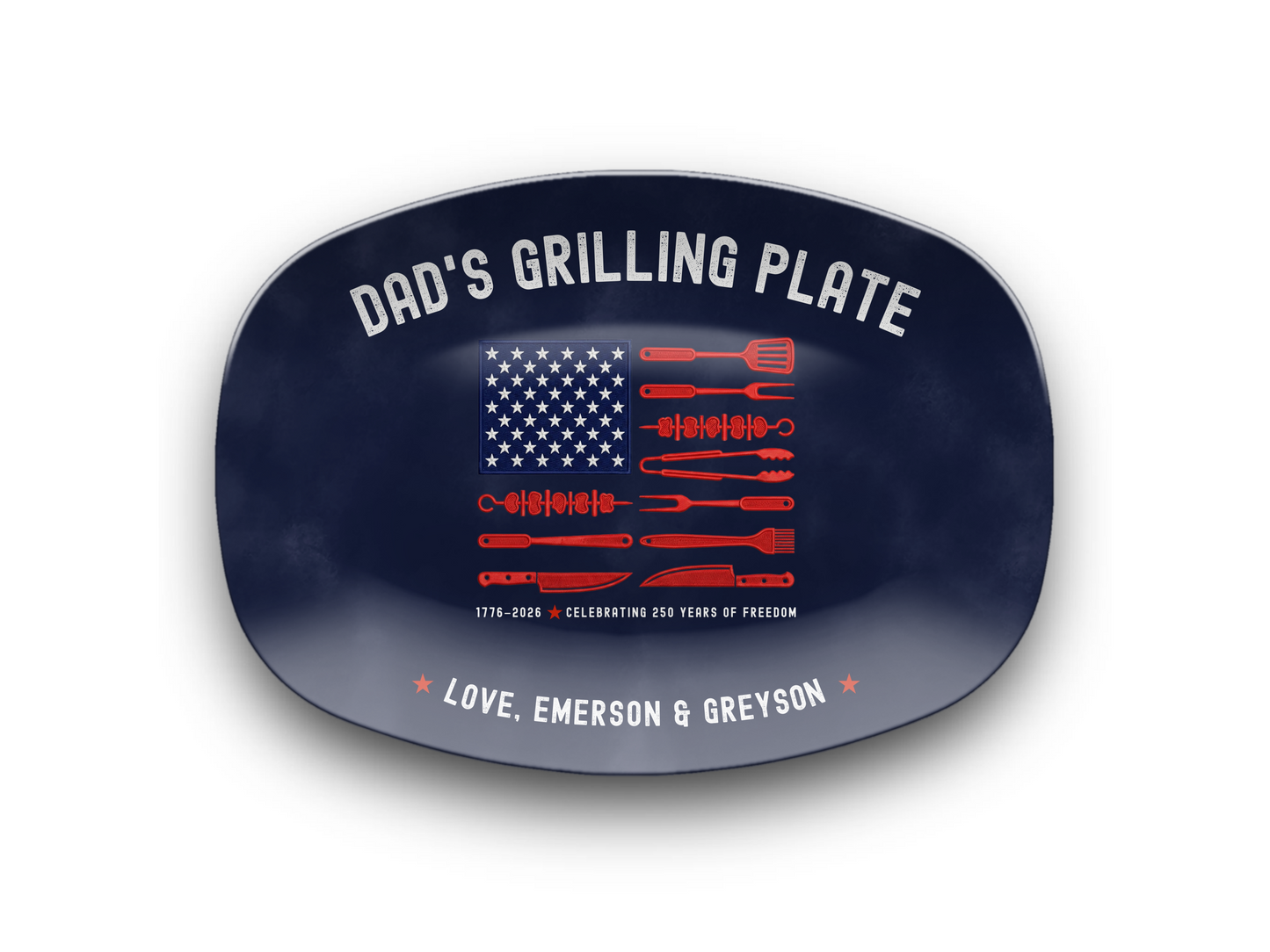 America 250 Edition Dad’s Grilling Plate