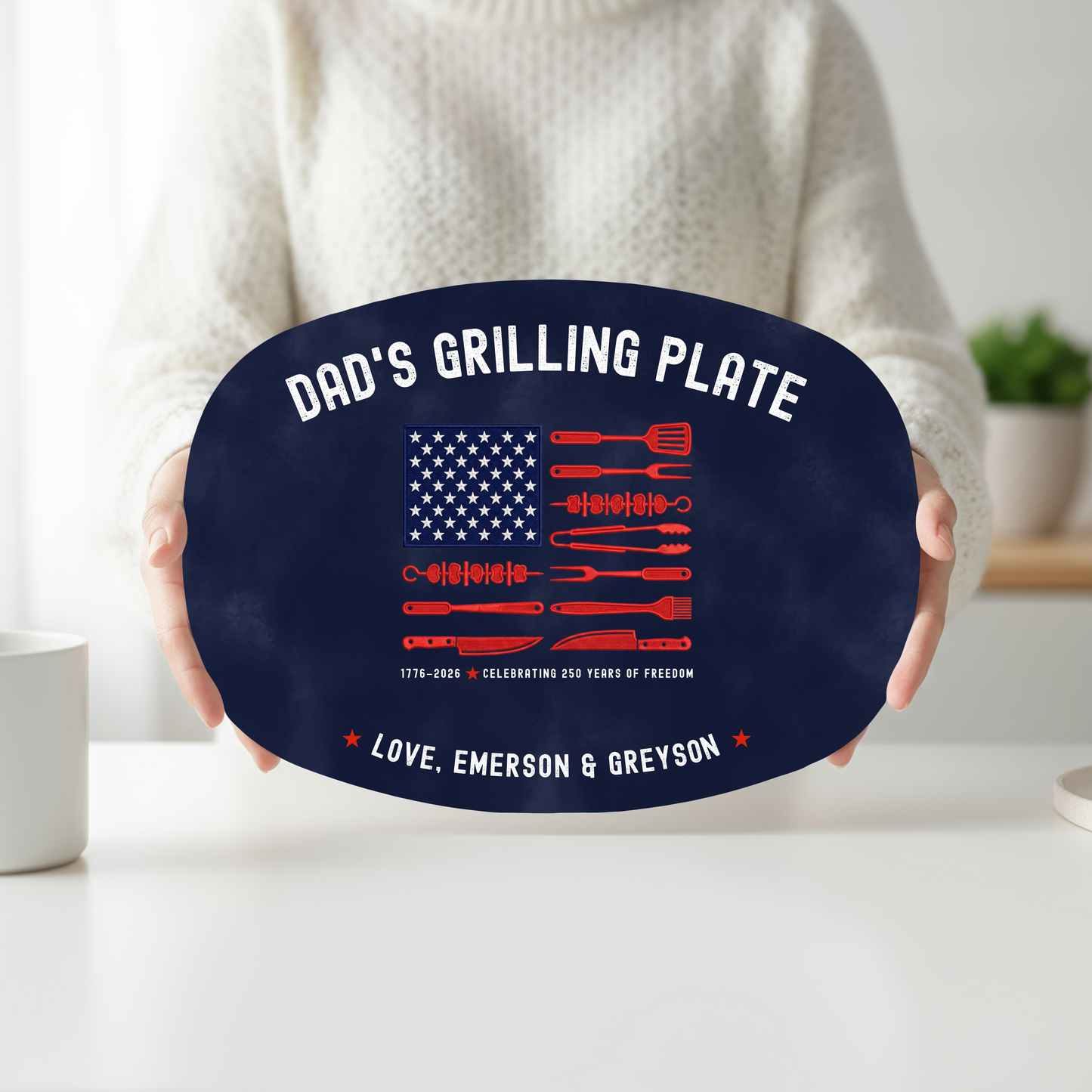 America 250 Edition Dad’s Grilling Plate