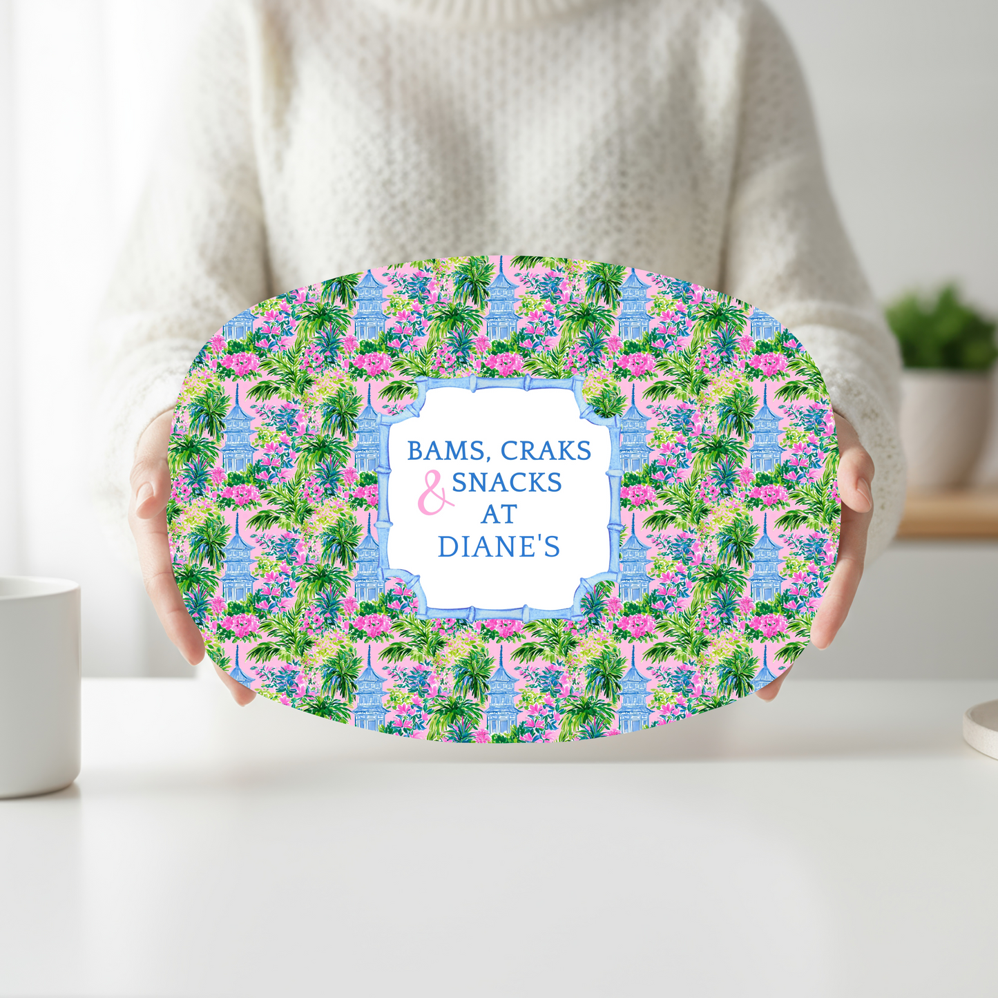 Preppy Pagoda Mahjong Platter