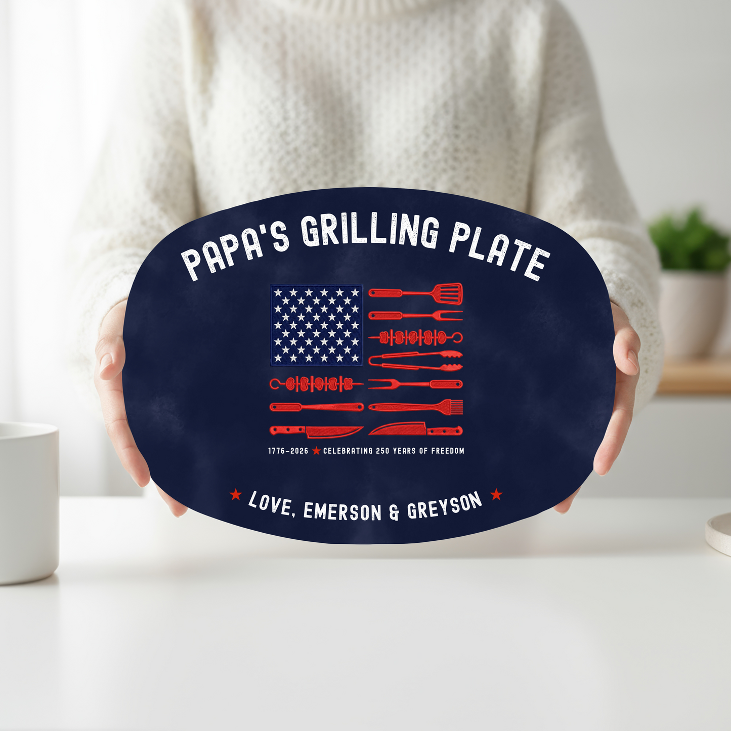 America 250 Edition Dad’s Grilling Plate