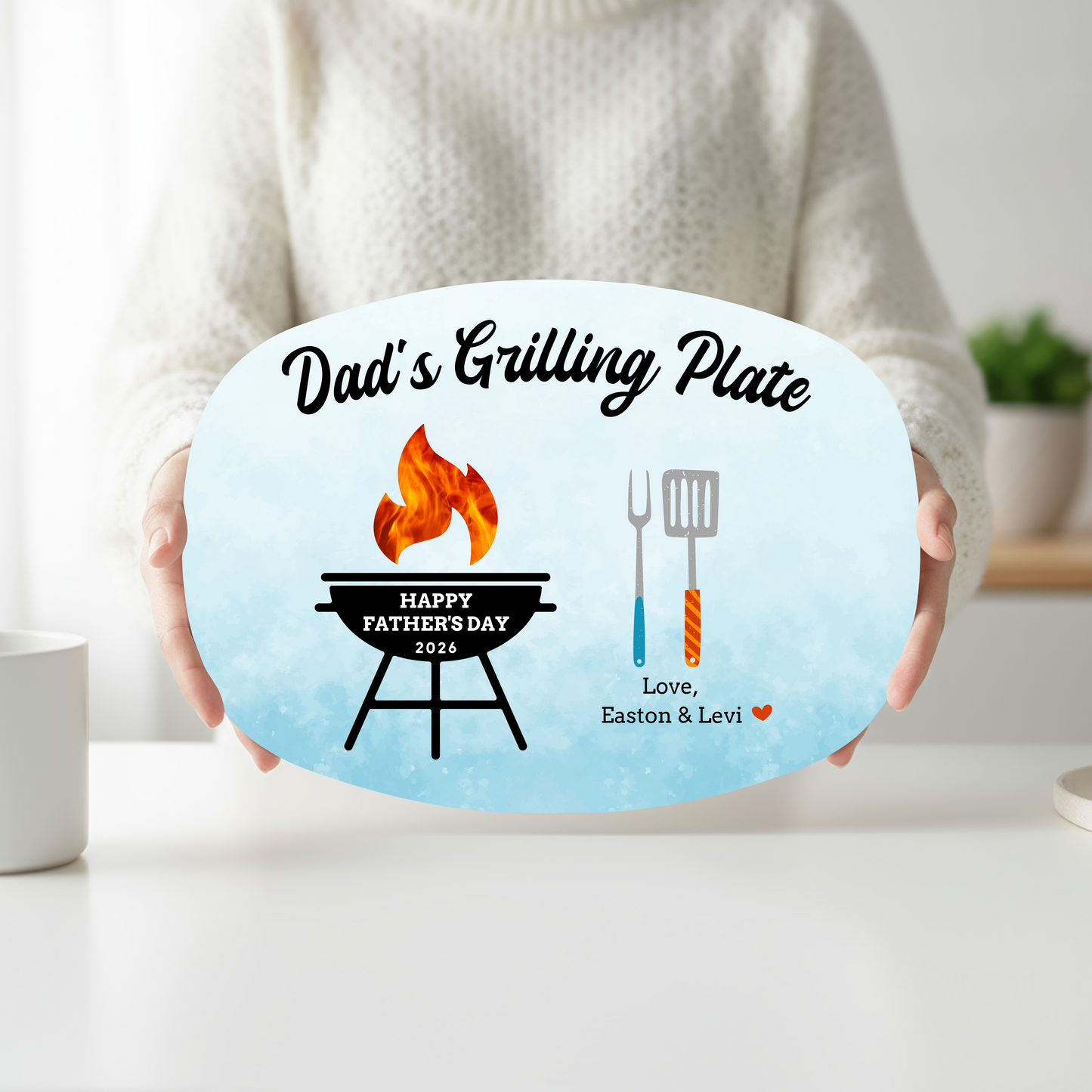 Happy Father's Day Personalized Platter