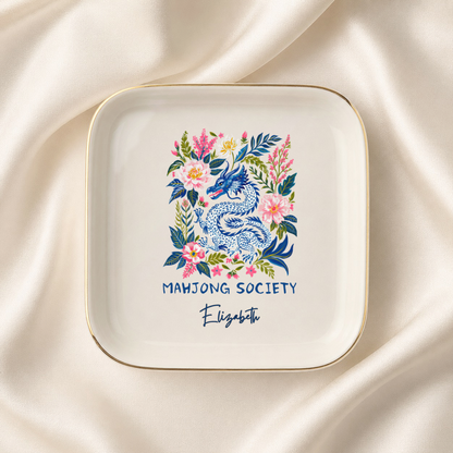 Mahjong Society Jewelry Dish