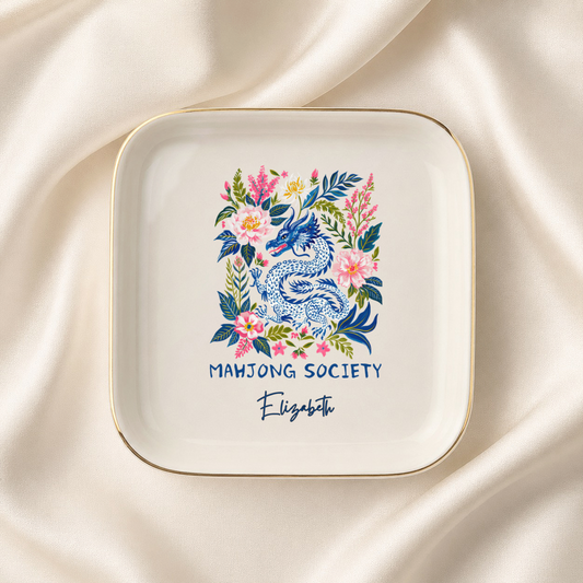 Mahjong Society Jewelry Dish