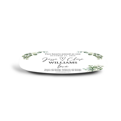 1 Corinthians Personalized Wedding Platter