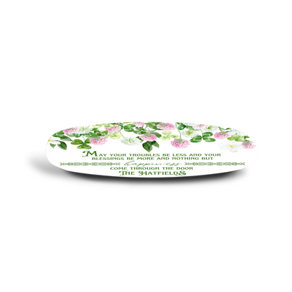 Irish blessing Personalized Wedding Platter