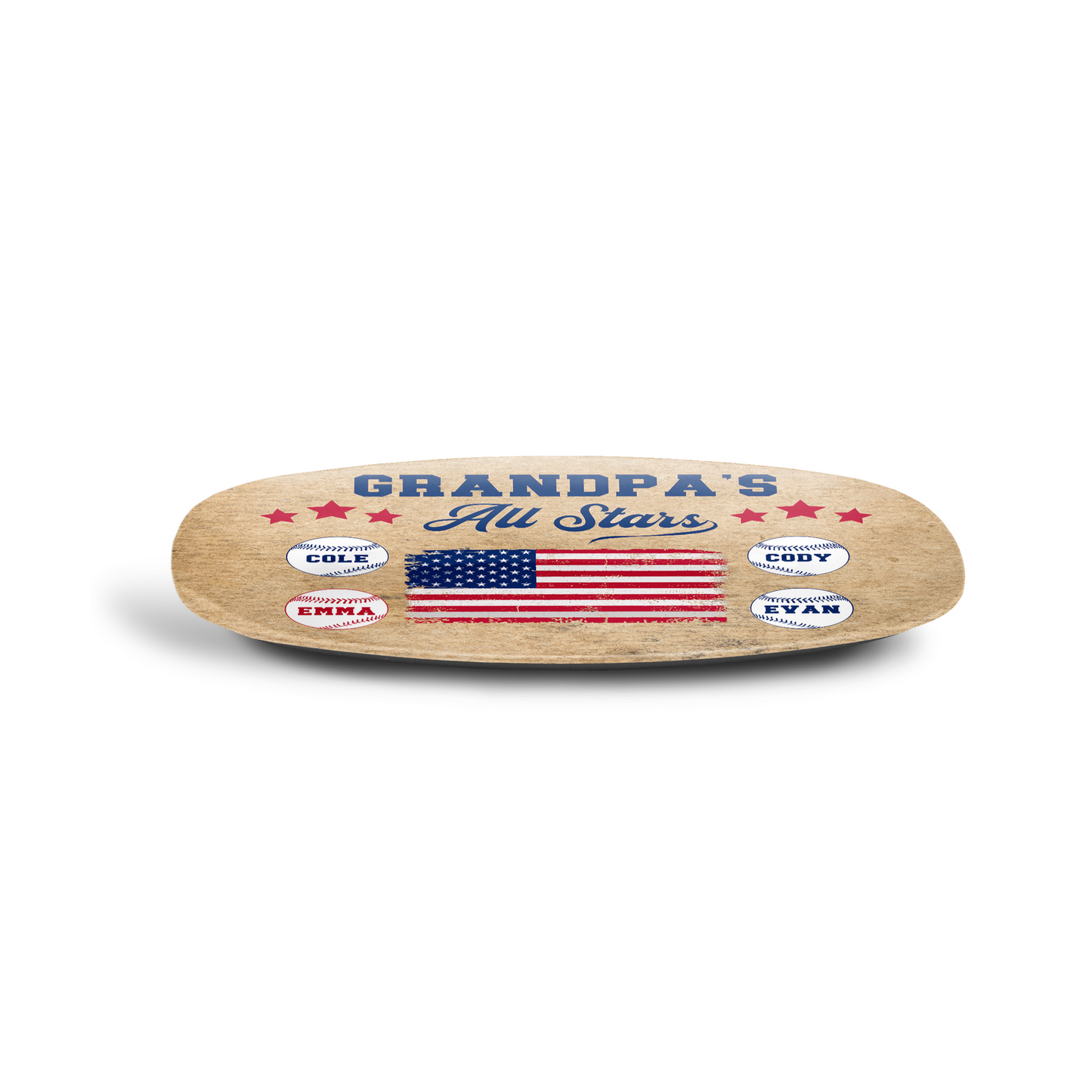 American All Stars Baseball Platter