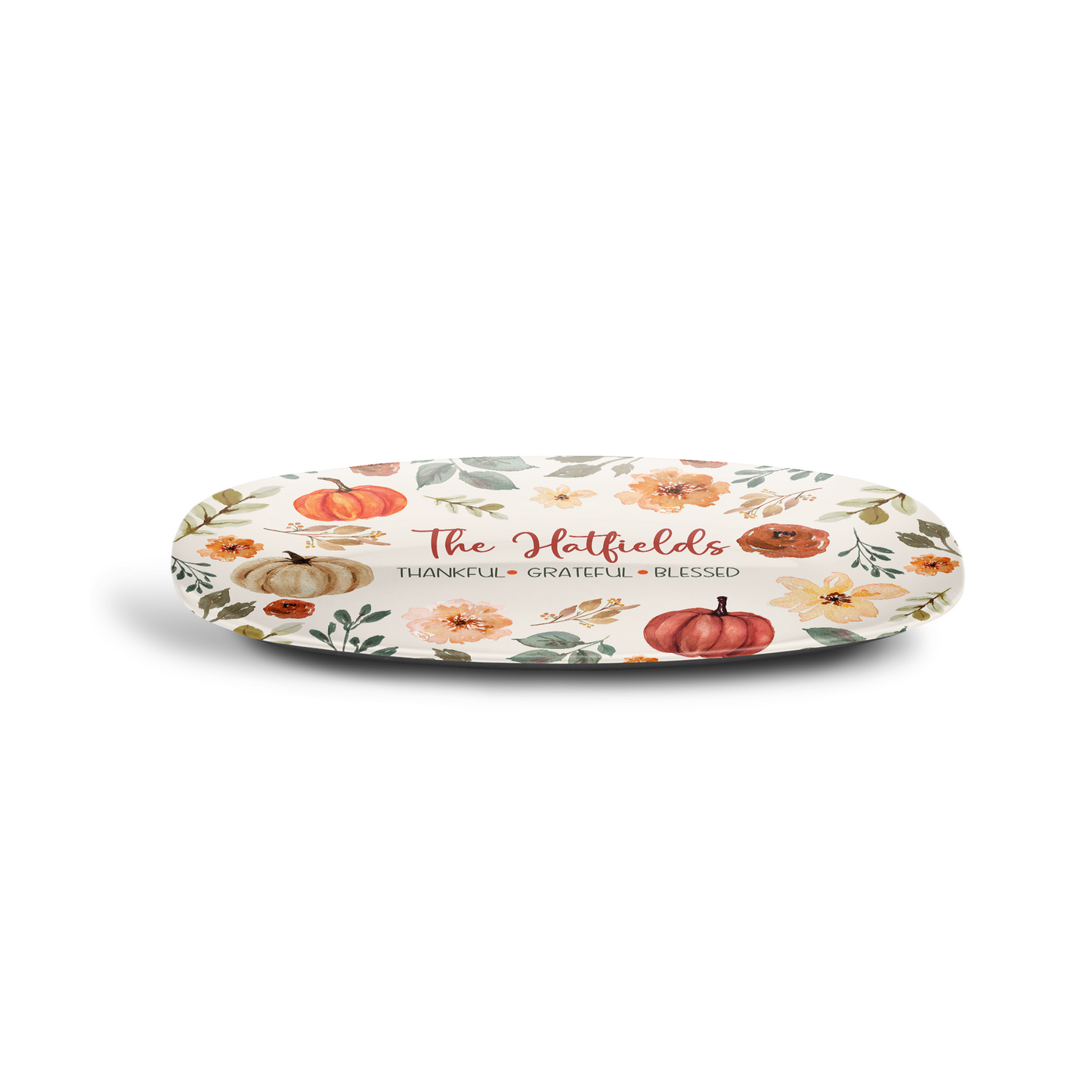 Fall Blessings Personalized Platter