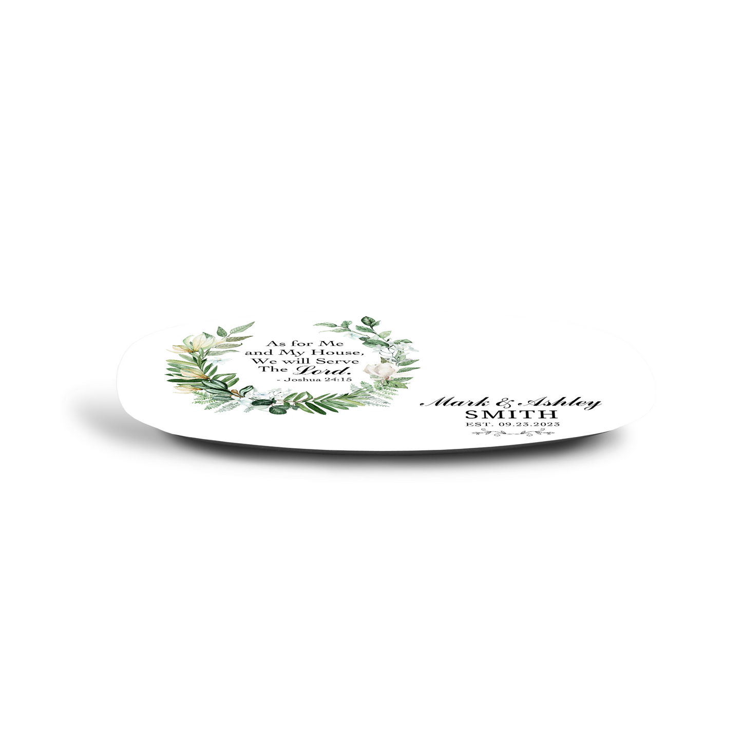 Joshua 24-15 Wedding Platter