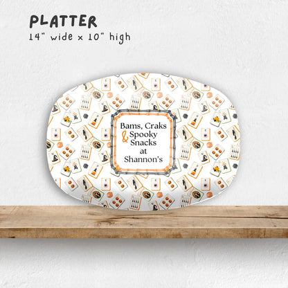 Spooky Snacks Mahjong Platter