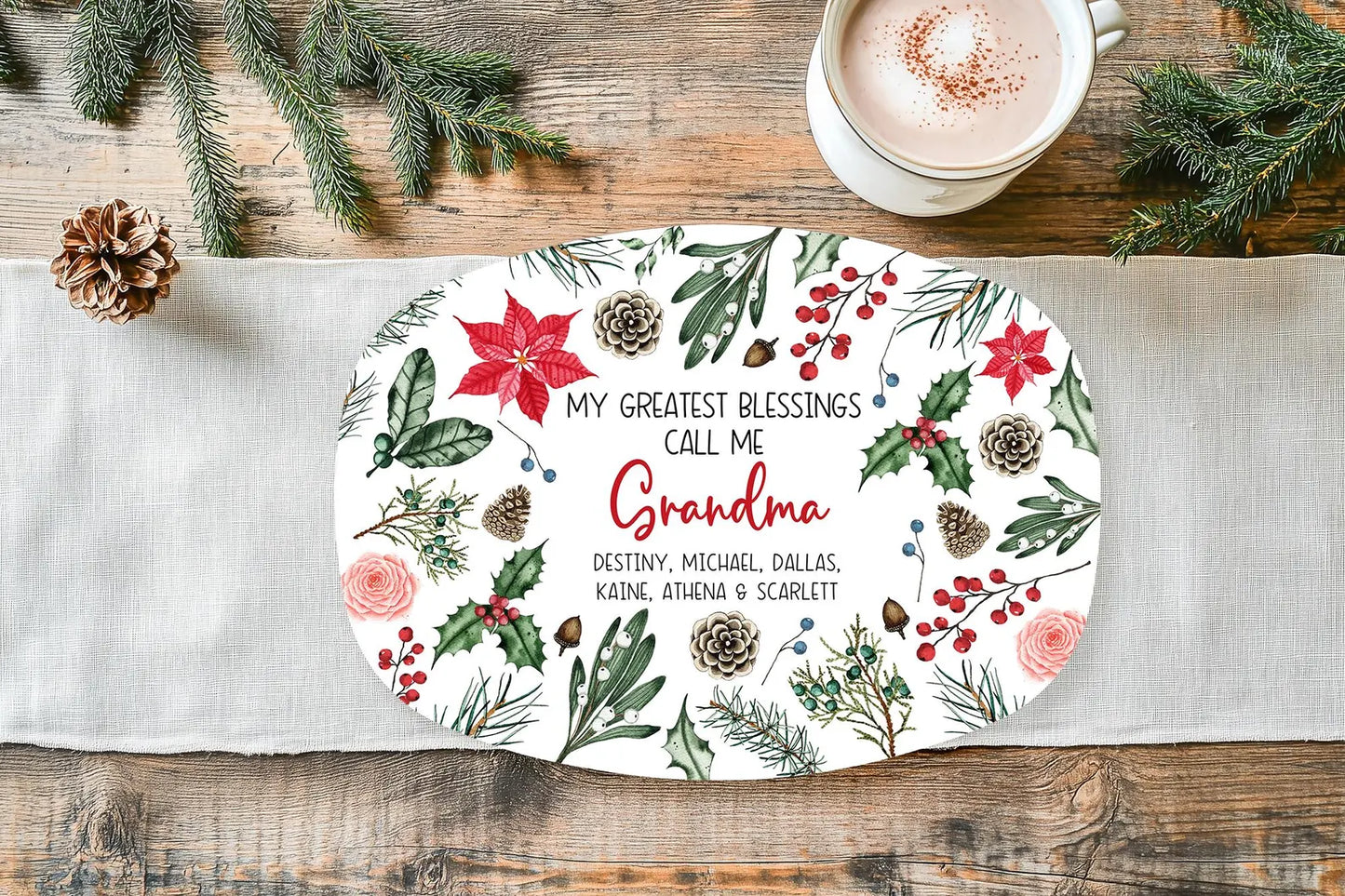 Greatest Blessings Christmas Platter