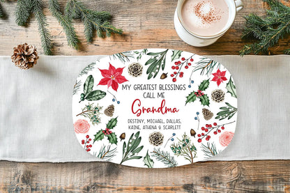 Greatest Blessings Christmas Platter