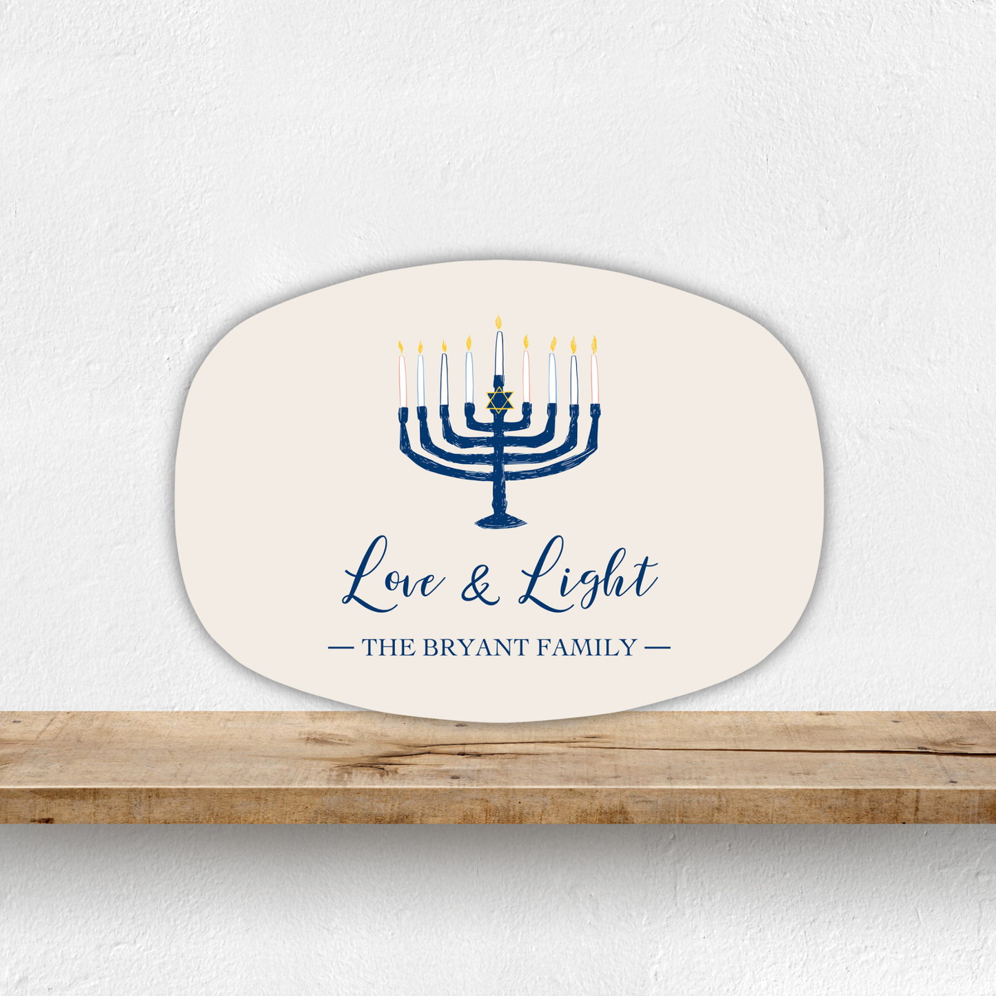 Hanukkah Latke Personalized Tray