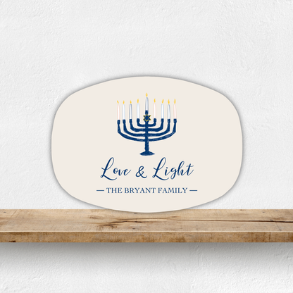 Hanukkah Latke Personalized Tray