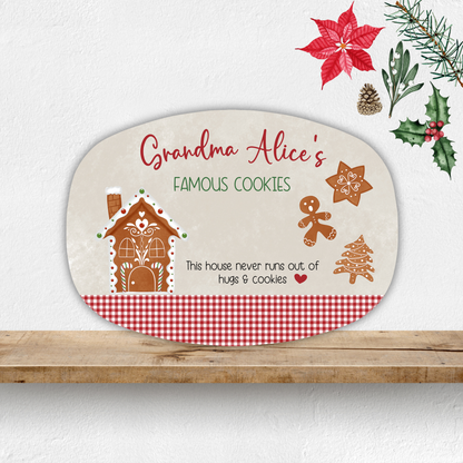 Grandma's Famous Christmas Cookies Platter