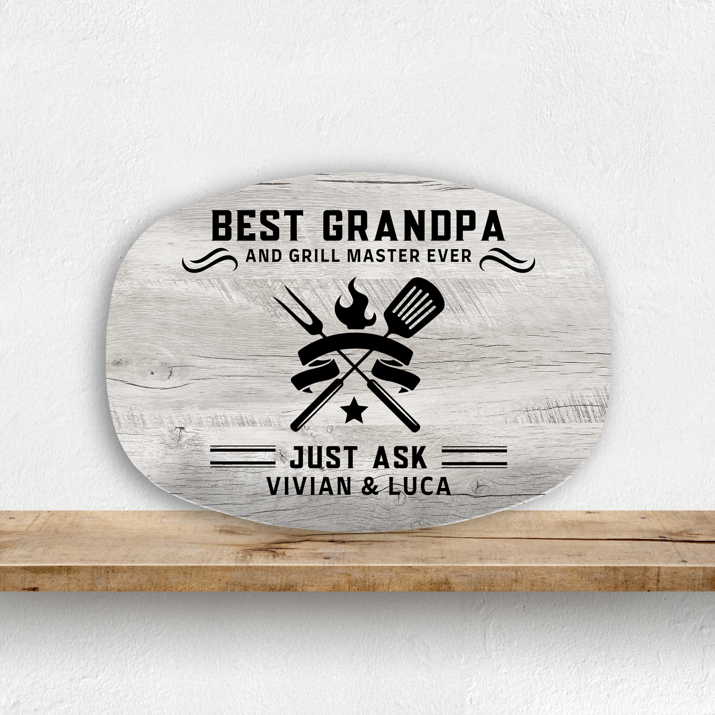 Best Grandpa & Grill Master Ever Platter