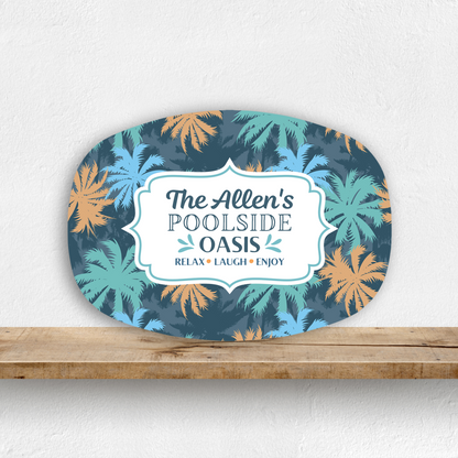 Palm Trees Poolside Platter