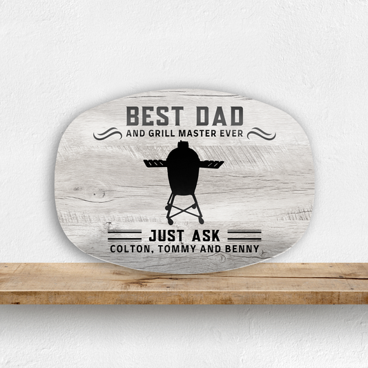 Green Egg Grill Personalized Platter