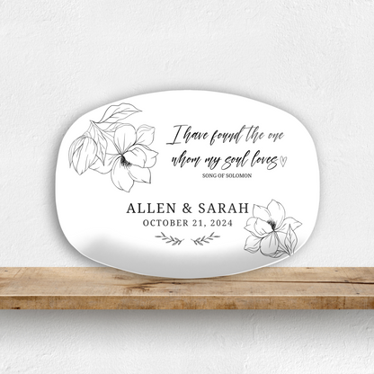 Magnolia Song of Solomon Wedding Platter