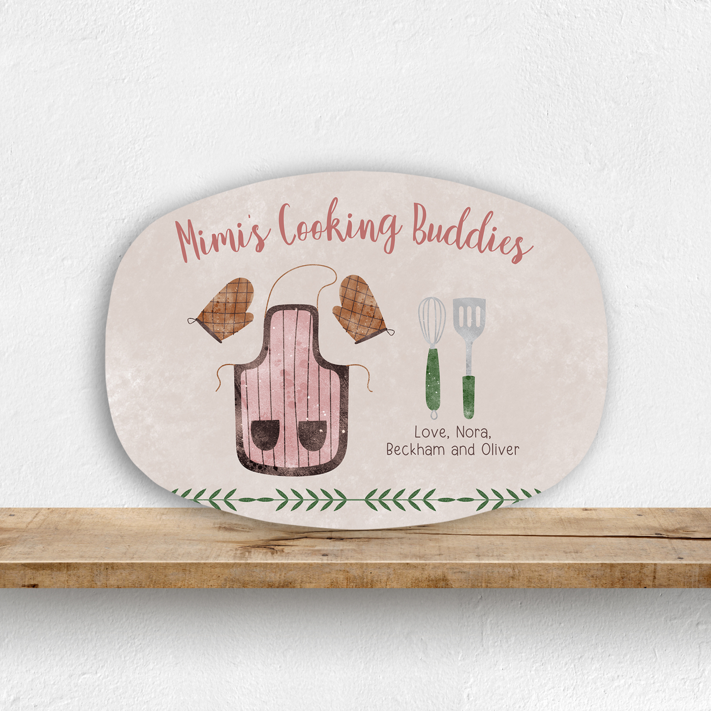 Cooking Buddies Personalized Platter