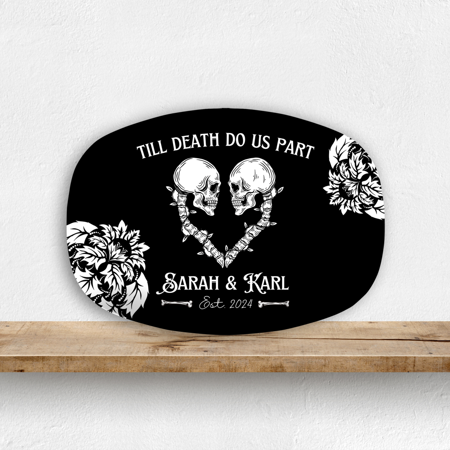 Till Death Do Us Part Wedding Platter