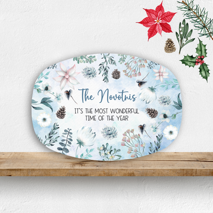 Holiday Traditions Personalized Platter