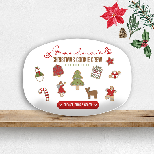 Christmas Cookie Crew Platter