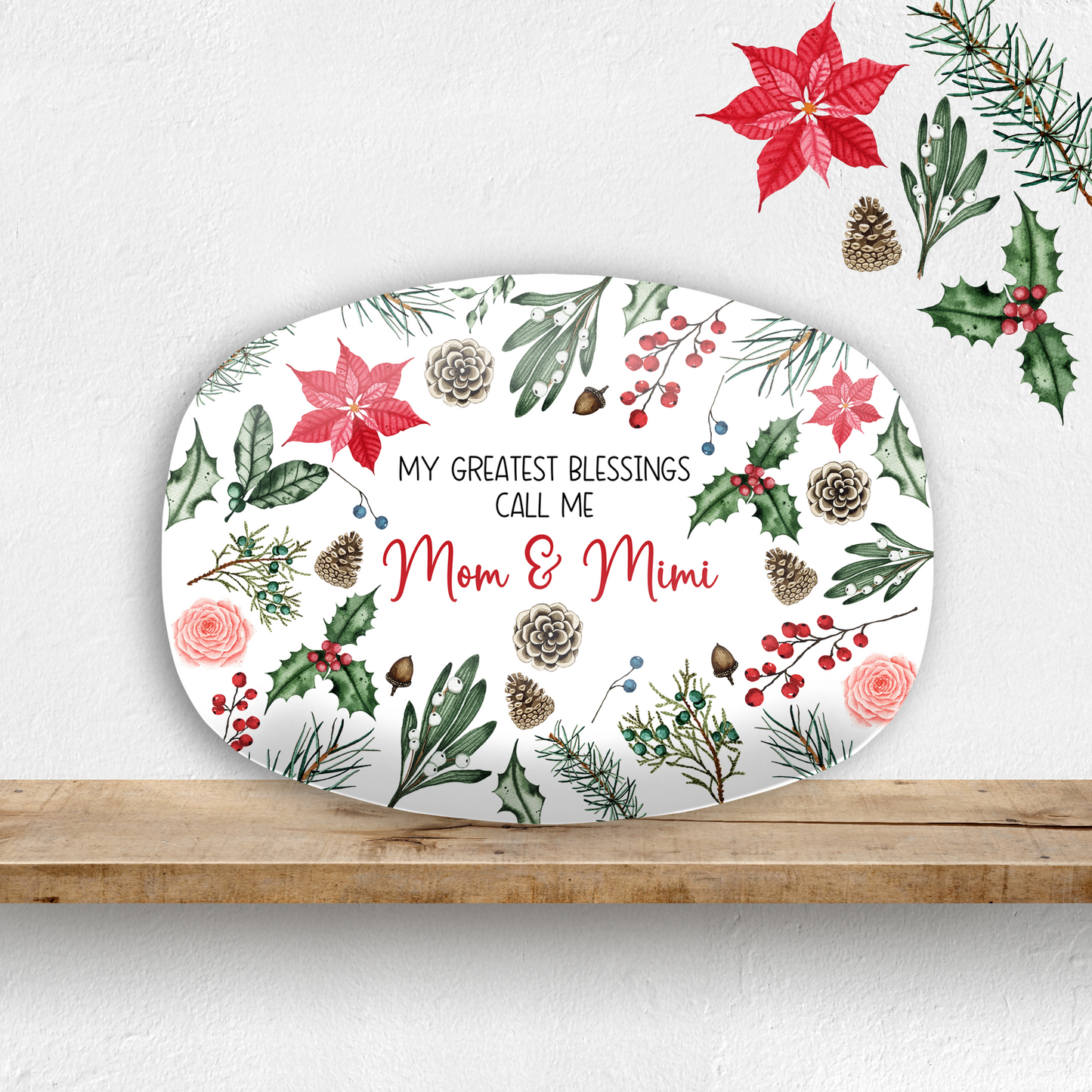 Greatest Blessings Christmas Platter