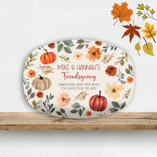 Friendsgiving Personalized Platter