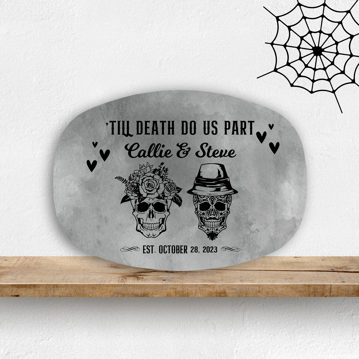 halloween wedding platter