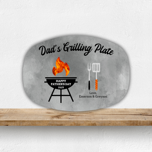 Happy Father's Day Personalized Grilling Platter