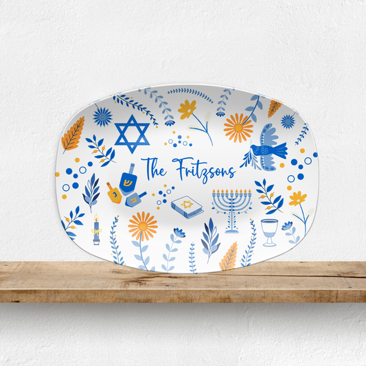 Hanukkah Personalized Family Platter