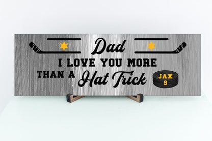 Personalized Hockey Sign