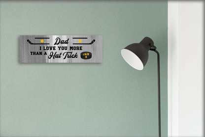 Personalized Hockey Sign