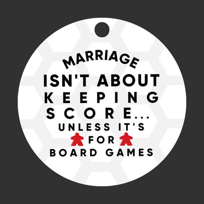 Board Game Ornament White