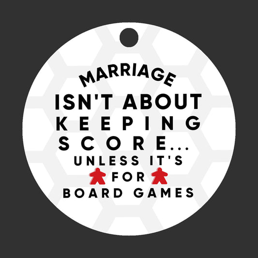 Board Game Ornament White