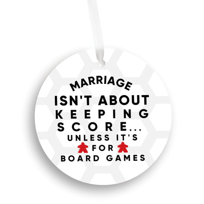 Board Game Ornament White