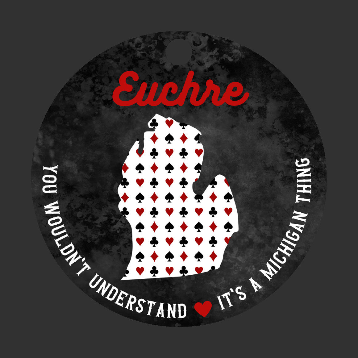 Euchre Michigan Ornament