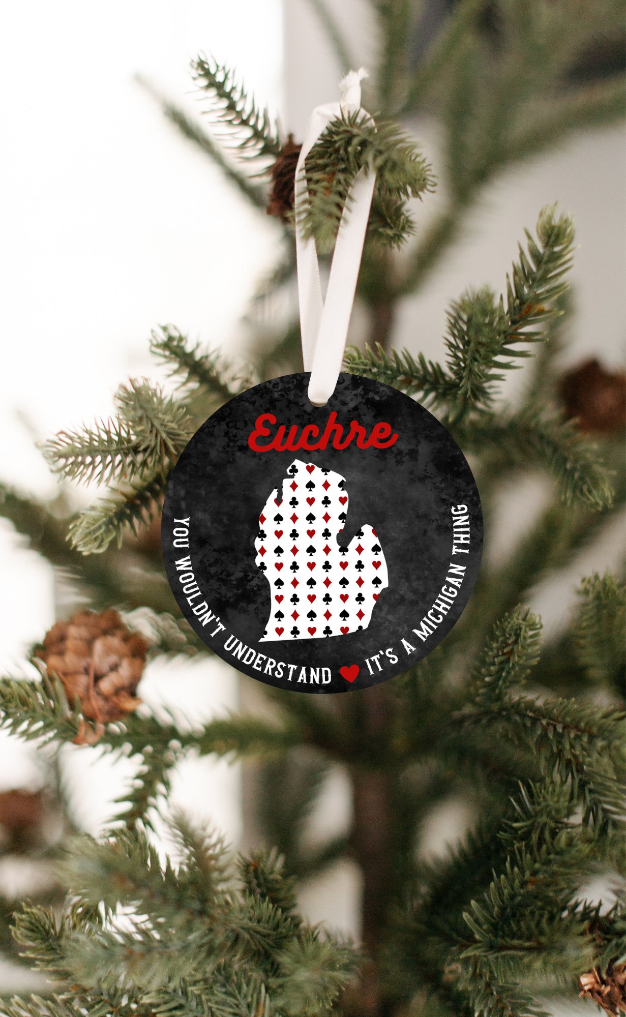 Euchre Michigan Ornament