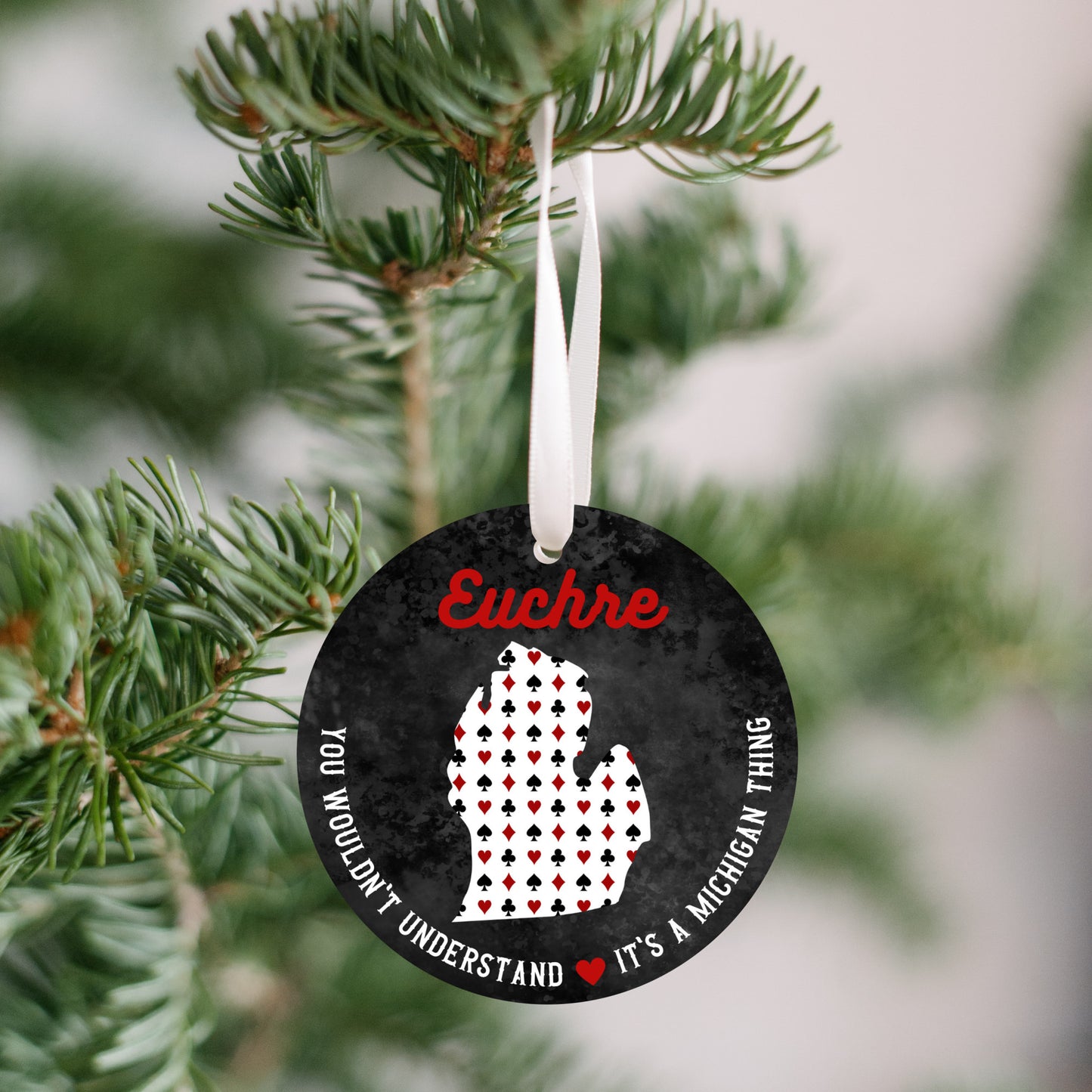 Euchre Michigan Ornament