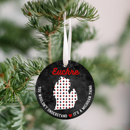 Euchre Michigan Ornament