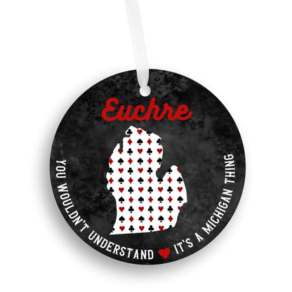 Euchre Michigan Ornament