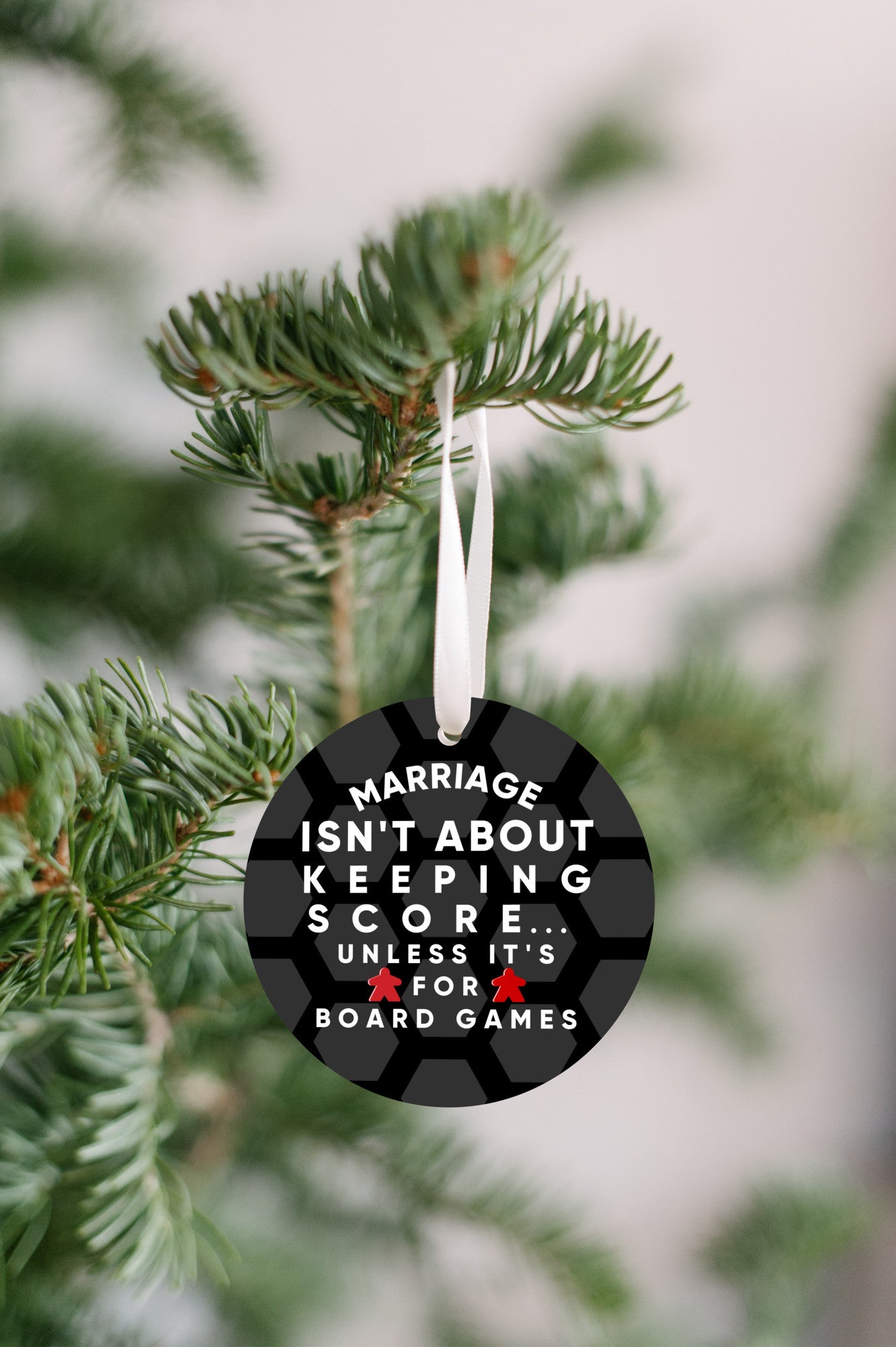Board Game Ornament, Black