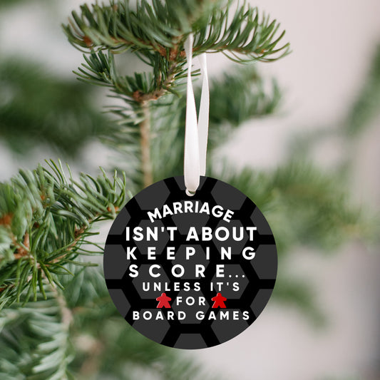 Board Game Ornament, Black